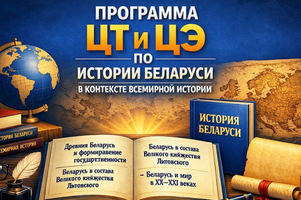 Программа подготовки к ЦТ и ЦЭ по истории Беларуси в контексте Всемирной истории